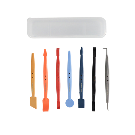 Shine Systems 7 мини-ракелей для труднодоступных мест с магнитом 16,5*3см