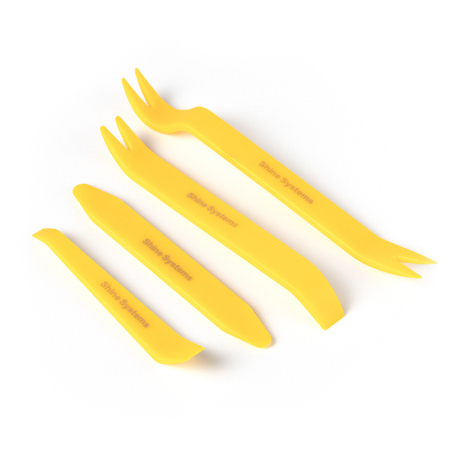 Shine Systems Набор инструмента для демонтажа уплотнителей, 4 шт.