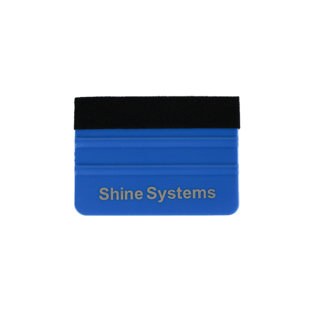 Shine Systems Выгонка мягкая синяя с черной микрофиброй, 10x7,2см