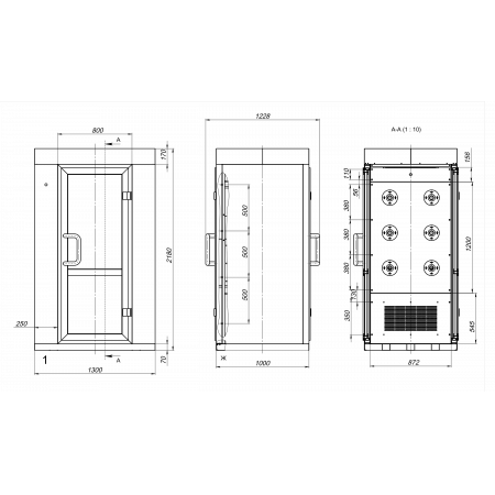 ВОЗДУШНЫЙ ДУШ ДЛЯ ЧИСТЫХ ПОМЕЩЕНИЙ DION DUSTFIGHTER JET (1 чел)