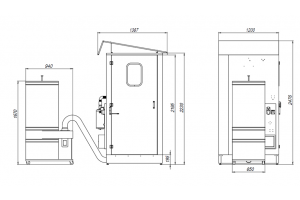 ОБЕСПЫЛИВАТЕЛЬ ОДЕЖДЫ DION DUSTFIGHTER (1300/P1, 1 чел.)
