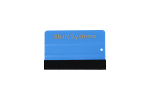 Shine Systems Выгонка жесткая синяя с черной микрофиброй, 12,6x8см