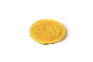 Shine Systems Yellow Wool Pad - полировальный круг из желтого меха, 130 мм