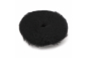 Shine Systems Black Wool Pad - полировальный круг из черного меха, 155 мм