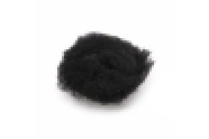 Shine Systems Black Wool Pad - полировальный круг из черного меха, 75 мм