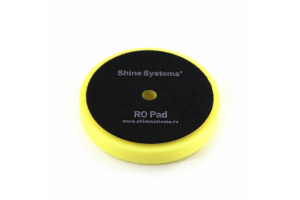 Shine Systems RO Foam Pad Yellow - полировальный круг полутвердый желтый, 130 мм
