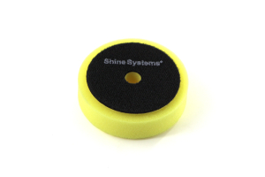 Shine Systems RO Foam Pad Yellow - полировальный круг полутвердый желтый, 75 мм