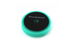 Shine Systems RO Foam Pad Green - полировальный круг твердый зеленый, 75 мм
